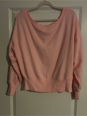 aerie Light Pink Long Sleeve Sweatshirt